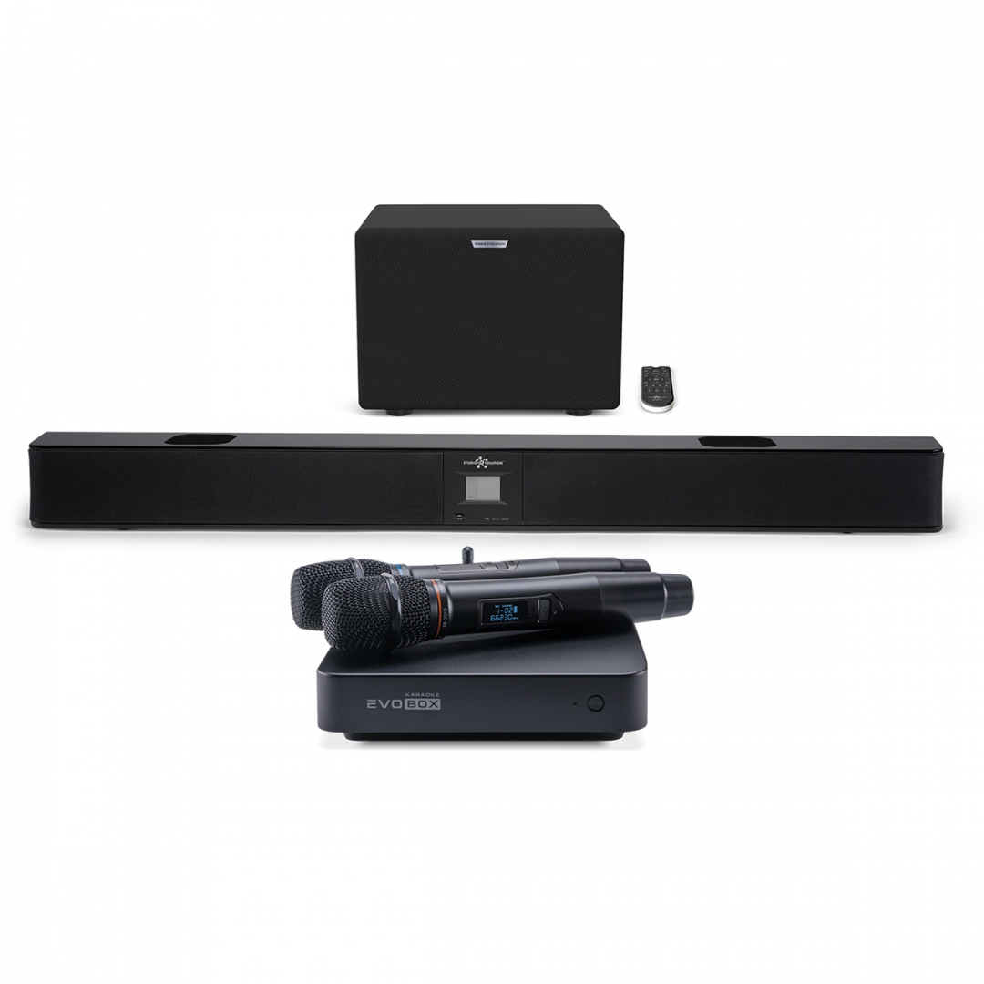 караоке-комплект EVOBOX Plus + EvoSound Bar (саундбар с караоке) в Майкопе