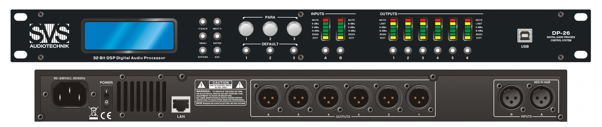 SVS Audiotechnik DP-26 Цифровой процессор: 2 входа 6 выходов в Майкопе