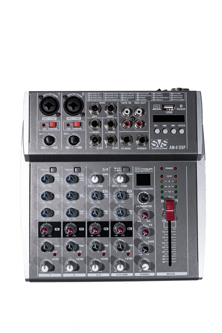 SVS Audiotechnik mixers AM-6 DSP Микшерный пульт аналоговый, 6-канальный SVS Audiotechnik mixers в Майкопе