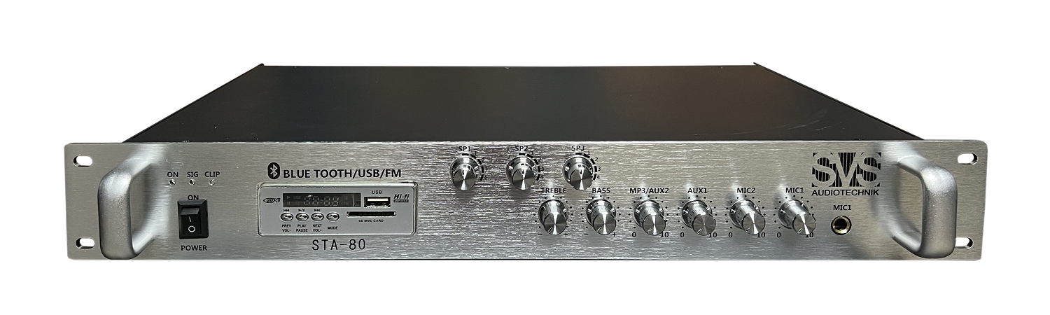SVS Audiotechnik STA-80 Микшер-усилитель для систем Public Address в Майкопе